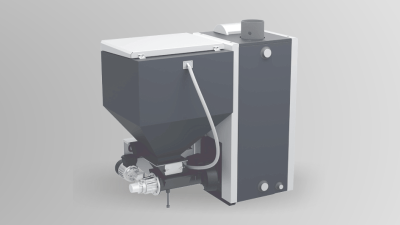 Granulu apkures katli